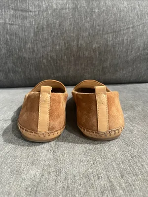 Veronica Beard Jaide Suede Moccasin Loafer in Pecan Size 9.5M thumbnail 6
