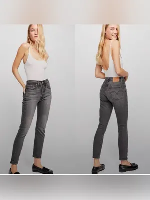 Levi’s Premium 501 Skinny Jeans Gray Black Wash W28 L28 thumbnail 2