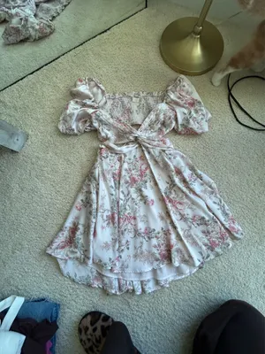 Altar'd State Floral Dress thumbnail 3
