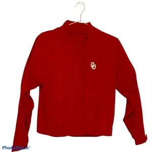 Antigua Womens Oklahoma Sooners Lightweight Jacket thumbnail 2