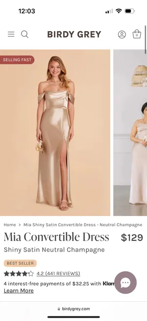 Birdy Grey Bridesmaid Dress thumbnail 2