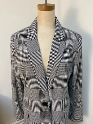 Marled NWT - Glen Plaid Blazer thumbnail 2