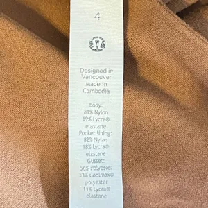 840 | Lululemon Groove Super-High-Rise Nulu Flared Pant Brown‎ Womens 4 thumbnail 9