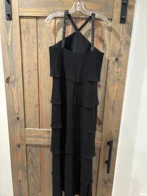 black formal dress Size 8 thumbnail 2