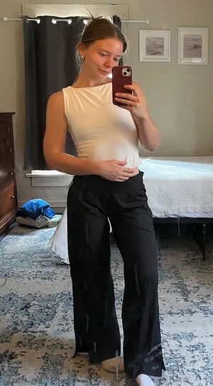 Old Navy High-Rise Wide-Leg Athleisure thumbnail 1