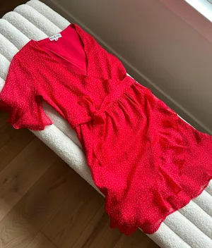 Red Belted Dress thumbnail 5
