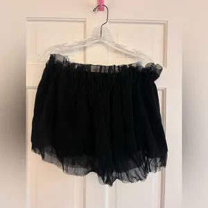 Tuckernuck Hyacinth House Willa Tulle Top Black XS NWT thumbnail 2