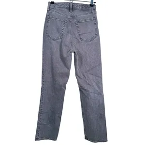 Abercrombie & Fitch 90s Straight Ultra High Rise Jeans Size 26(2) Gray Y2K Retro thumbnail 3