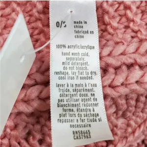 NEW BP One Size Pink Cable Knit Fringe Scarf v6x thumbnail 4