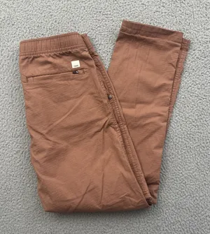 Vuori Ripstop Pants Pink Hiking Athleisure Travel Preppy Women Small x 28 thumbnail 1