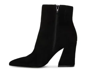 Black Velvet Booties Size 8.5 thumbnail 1