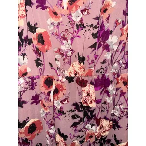 Lulus NWT Cottagecore Purple Floral Midi Dress Sleeveless Chiffon M Romantic thumbnail 6