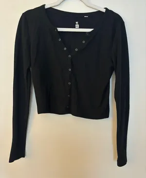 Garage Essential Ribbed Long Sleeve Tee thumbnail 1