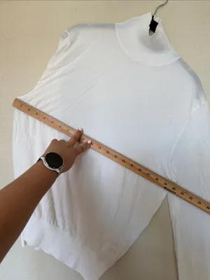 HOUSE OF CB 'Angel' Ivory Silk + Wool Roll Neck Sweater/Size S NWOT thumbnail 7