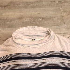 Free People Seaside Linen Slub Cowl Neck‎ Cropped Pullover Sweater Size Small S thumbnail 3