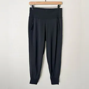 Athleta Venice high rise jogger pants black small thumbnail 6