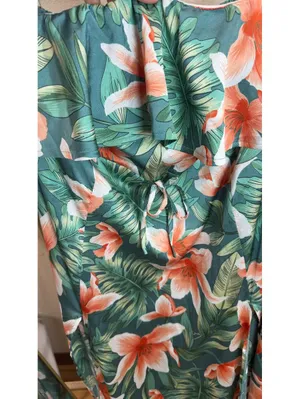 Size S C Tropical Floral Maxi Dress Size S thumbnail 6