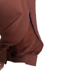 Anine Bing Sport Dark Cherry Tyler Split Hem Athleisure Sweat Joggers XS thumbnail 6