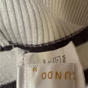 Kirundo women black and White Striped Sweater thumbnail 6