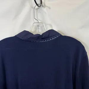VTG Lauren Ralph‎ Lauren Plus Size 3X Polo Shirt Top Navy Blue Cotton Y2K 733 thumbnail 5