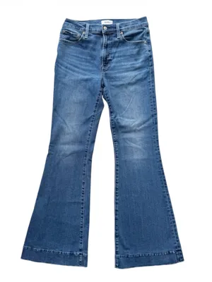 Pistola Kinsley Mid Rise Flare Jeans Size 28 thumbnail 2
