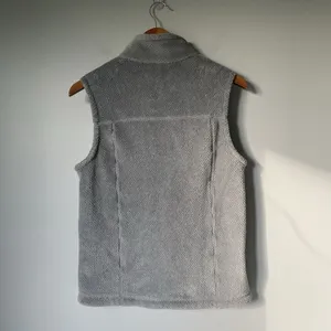 Patagonia Re-Tool Sherpa Fleece Vest Outerwear Gray Blue Women's Size Medium thumbnail 2