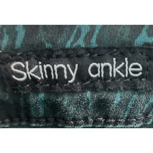 Needle in Cloth Leopard Print High‎ Rise Skinny Jeans Black Animal Print thumbnail 5