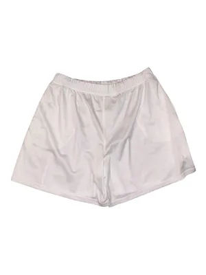 NWT Free People Movement When In Venice Mesh Shorts Small White Combo thumbnail 5