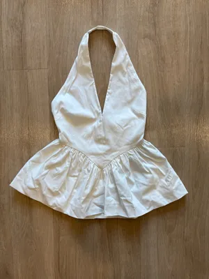Zara halter neck flare top  thumbnail 4