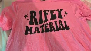 Rifey Material Tshirt Pink thumbnail 1