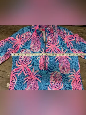 Lilly Pulitzer UPF 50+ Skipper Dress Tropic Down Low size large thumbnail 5
