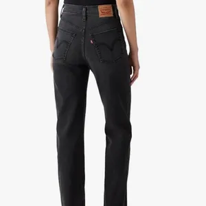 Levi’s Ribcage Straight Jeans Black size 26 thumbnail 3