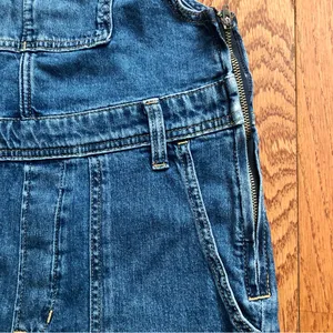 GAP Long & Lean Denim Overalls Blue Organic Cotton Casual Women's Size S NWOT thumbnail 8