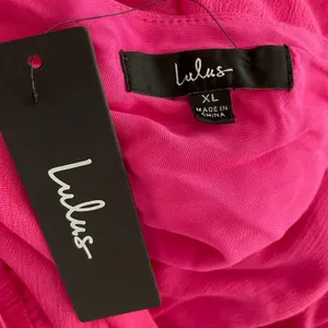 NWT new Lulus Pink Short Sleeve Jumpsuit size extra large XL thumbnail 2