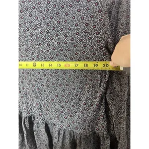 LOFT Large Blouse Floral Retro Ballon Long Sleeve High Neck NEW Preppy Career thumbnail 7