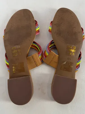 Madewell The Meg Leather‎ Slide Strappy Sandal in Multi Size 6.5 thumbnail 7