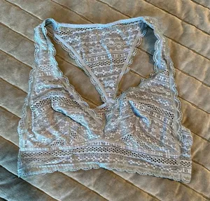 VICTORIA’S SECRET Lace Bralette in Pale Green thumbnail 1