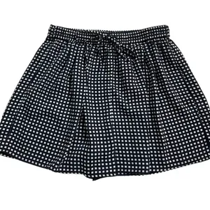 J. Crew Mercantile Blue & White Checked Drawstring Shorts Women's Sz XS | 18-831 thumbnail 1
