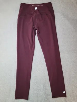 Vuori Pace High Rise Leggings Size Medium Burgundy Yoga Running Athletic thumbnail 5