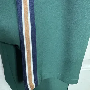 Lulus Women Green Striped Side Pocket Dress Pants Trousers Size M Dressy Casual thumbnail 4