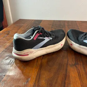 Brooks Ghost Max Womens 9.5 Wide Running Shoe Black Pink 1203951D082 DNA LOFT v2 thumbnail 14