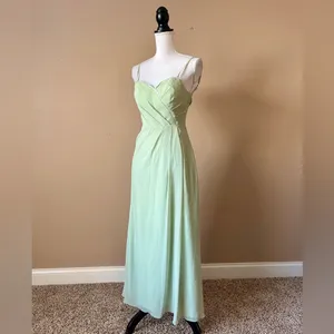 AZAZIE | Sage Green Cocktail Gown Sz XS thumbnail 3