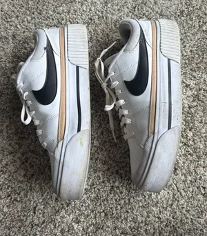 Nike Court Legacy Lift White Hemp Black DM7590-100 Women's Size 10.5 thumbnail 1