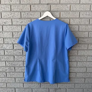 Figs Casma Three Pocket Scrub Top Size L Ceil Blue Hospital Uniform Nurse thumbnail 9