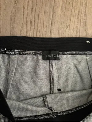 Talbots petite size 10 houndstooth women’s pull on soho ankle length pants thumbnail 2