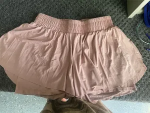 Pink Butterfly Shorts Amazon Flowy thumbnail 3