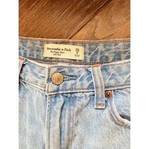 Abercrombie & Fitch The Baggy Short Womens Light Wash 28 6 Distressed Low Rise thumbnail 2