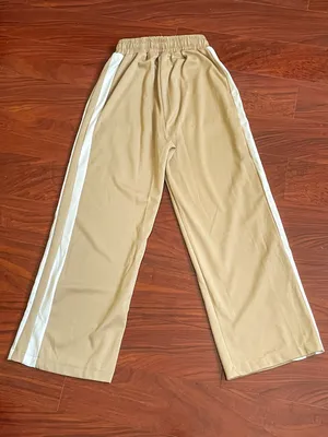 Striped Sweatpants Tan Size M thumbnail 5