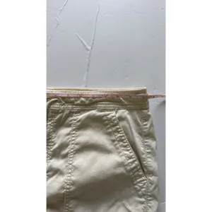 American Eagle Womens Cargo Pants Beige Size 14 Parachute Utility Y2K Drawstring thumbnail 8
