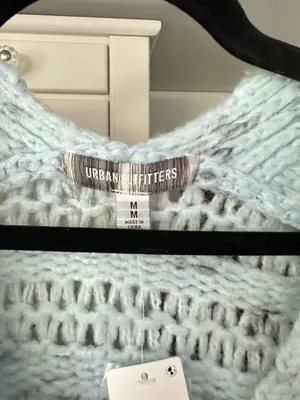 Urban Outfitters Chunky Blue Knit Sweater thumbnail 3
